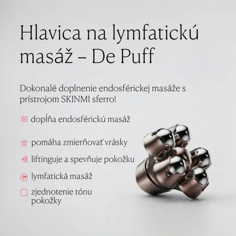 Hlavica na lymfatickú masáž – De Puff