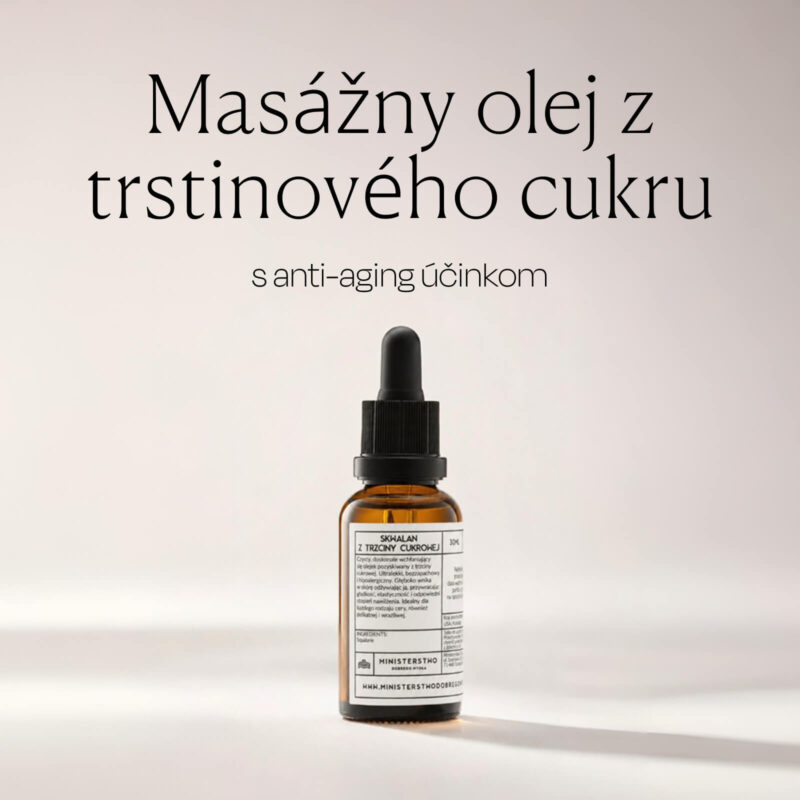 Masážny olej z cukrovej trstiny s anti-aging účinkom